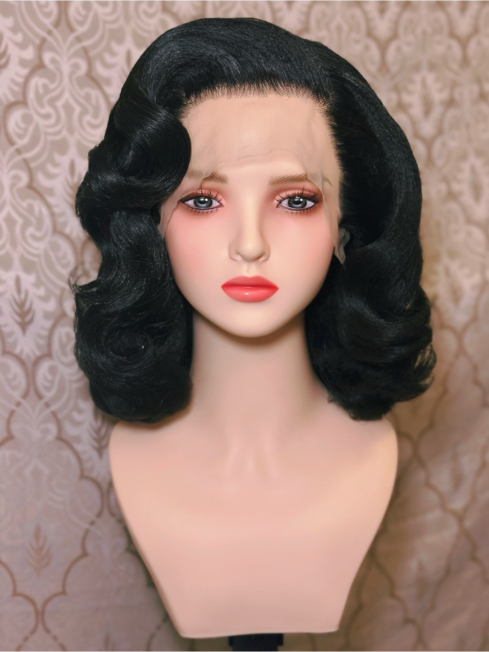 Femme Fatale Jet Black Lacefront Wig - Picture 2 of 5